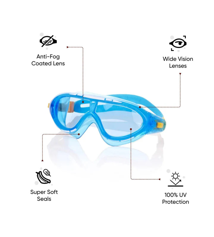 Speedo Unisex Junior Rift Clear - Lens Swim Goggle