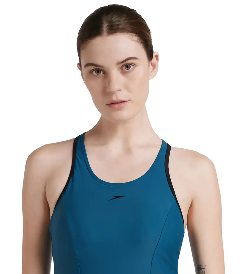 Speedo Women's Endurance10 Racerback Swimdress With Boyleg