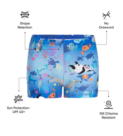 Speedo Tots Endurance 10 Digital Print Aquashort For Boys