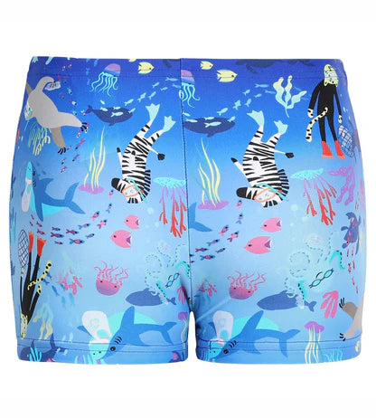 Speedo Tots Endurance 10 Digital Print Aquashort For Boys