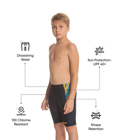 Speedo Boy's Endurance 10 Logo Panel Jammer