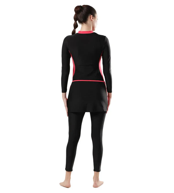 Speedo Women's Endurance10 Printed Two Piece Full Bodysuit Swimwear