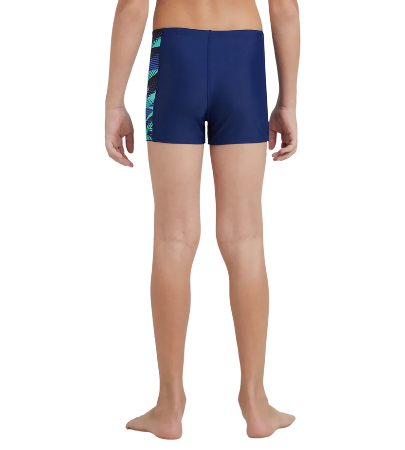 Speedo Boy's Endurance 10 Hyperboom Panel Print Aquashort