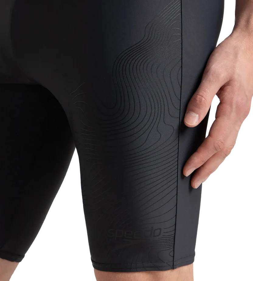 Speedo Men's Endurance 10 Dive Jammer Oxid Grey & Black