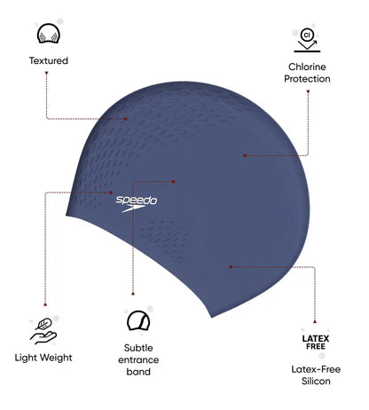 Speedo Unisex Bubble Active Swim Cap