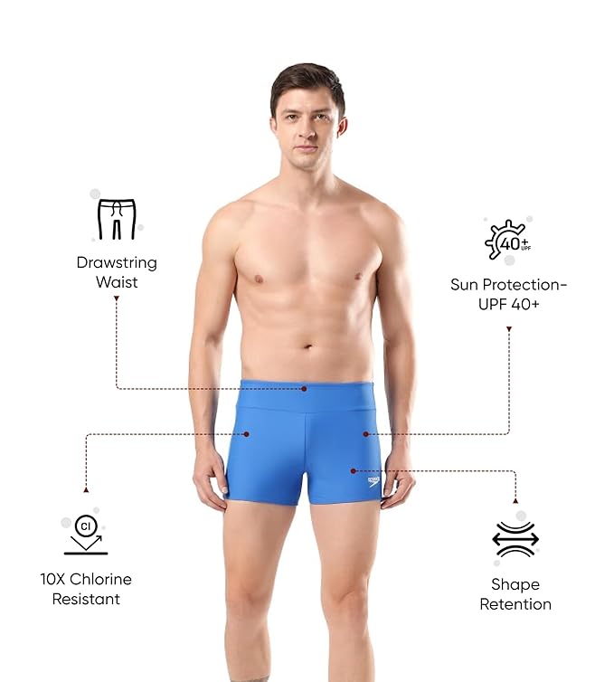 Speedo Men's Endurance10 Essential Houston Aquashort Swimming Trunks