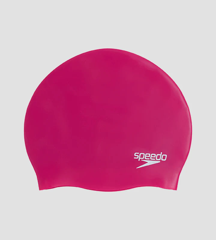 Speedo Unisex Plain Moulded Silicone Swim Cap