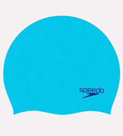 Speedo unisex Kids Plain Moulded Silicon Swim Cap