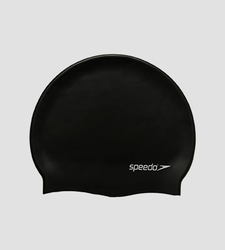 Speedo Unisex Plain Flat Silicone Swim Cap