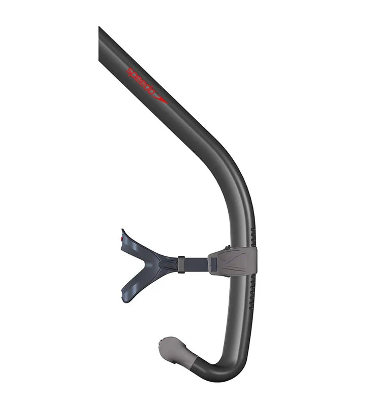 Speedo Unisex Adult Bullet Head Centre Snorkel For Men and Women - Black & Smoke