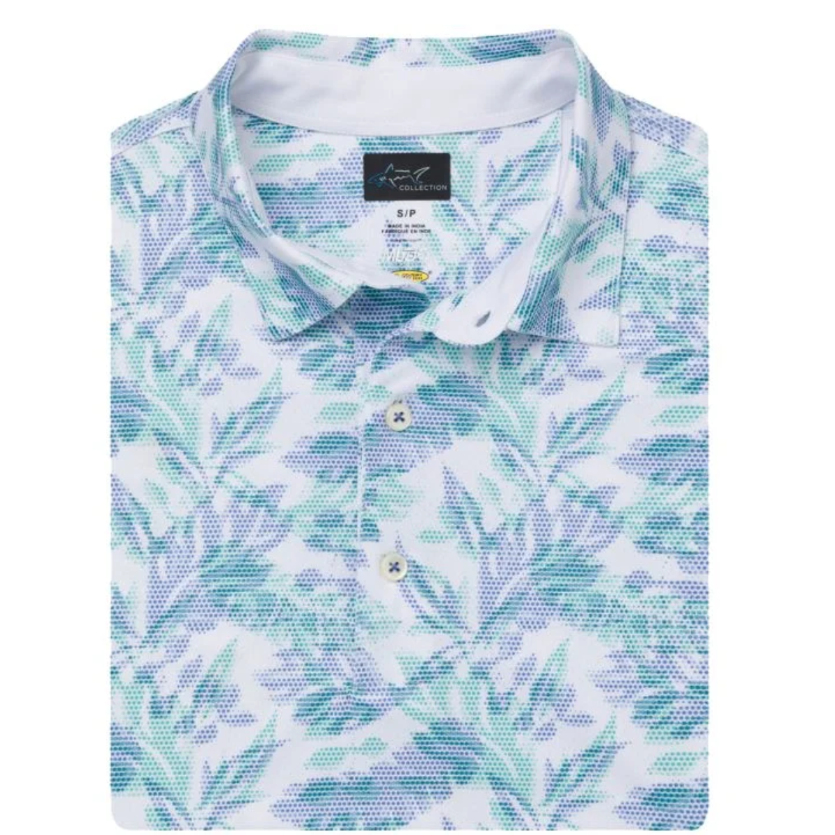 Greg Norman Men’s ML75 Island Breeze Golf Polo T-shirt (US Size)