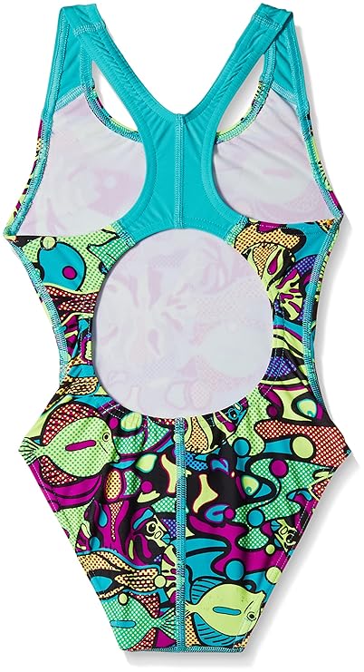 Speedo Girls Swimwear Bubble Fish Allover Splashback