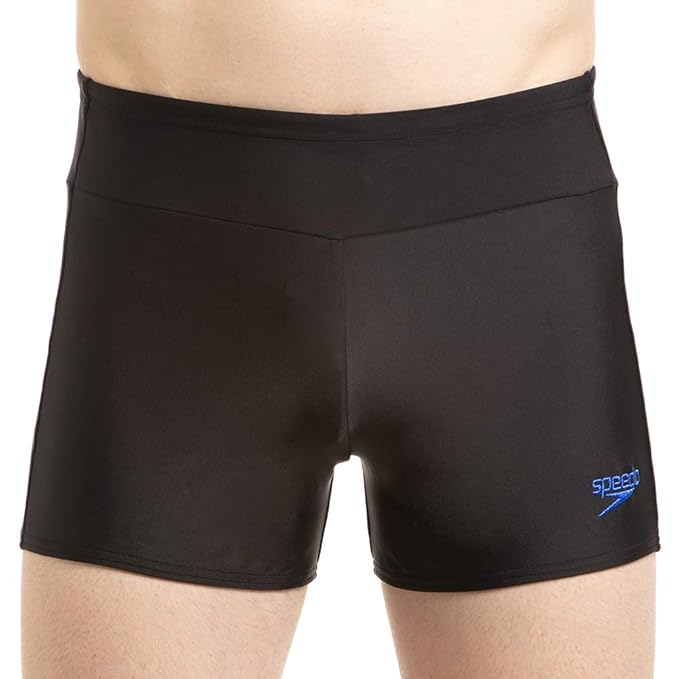 Speedo Mens Essential Houston Aquashort - Black & Beautiful Blue