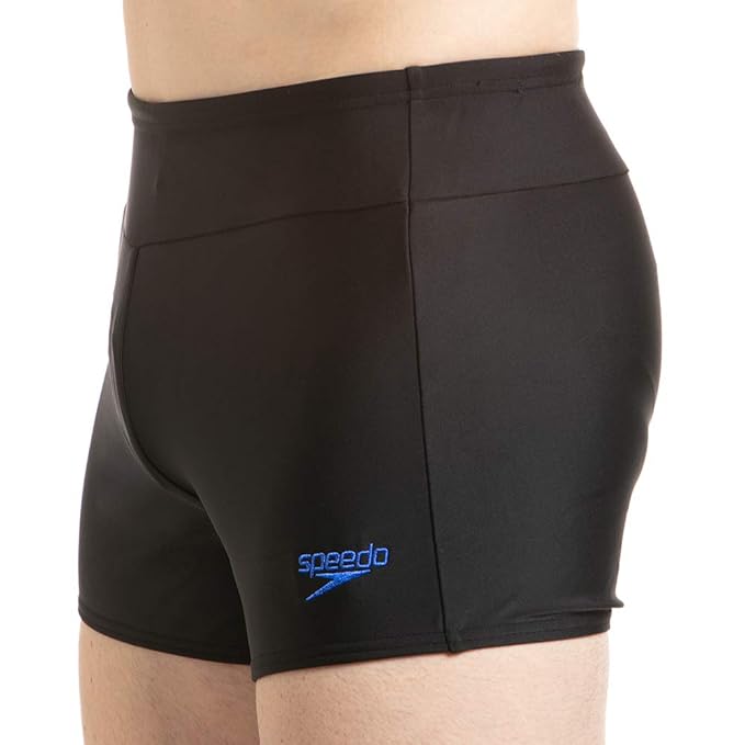 Speedo Mens Essential Houston Aquashort - Black & Beautiful Blue