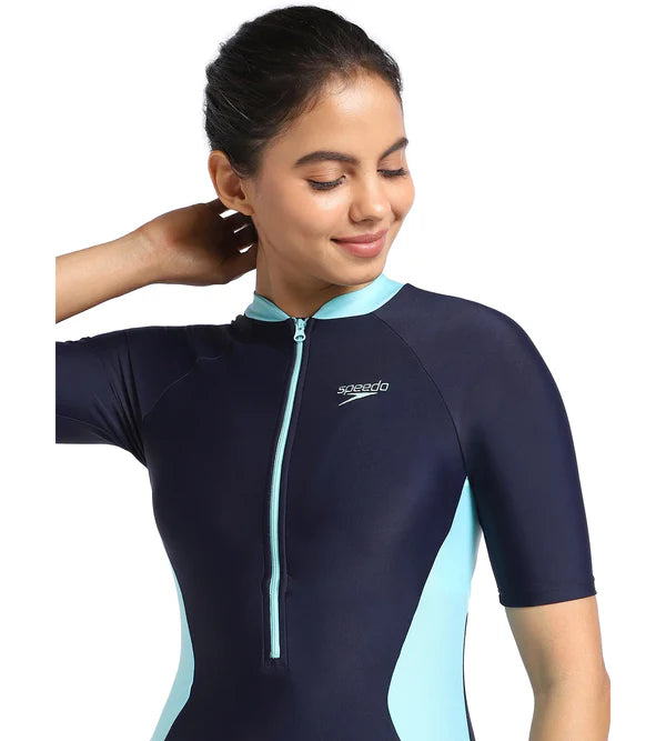 Speedo Women's Endurance Essential Panel Kneesuit Swimwear
