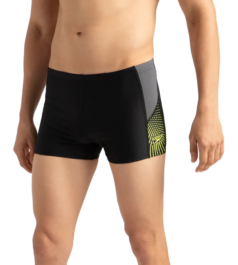 Speedo Men's Endurance 10 Dive Aquashort - Black & Dove Grey