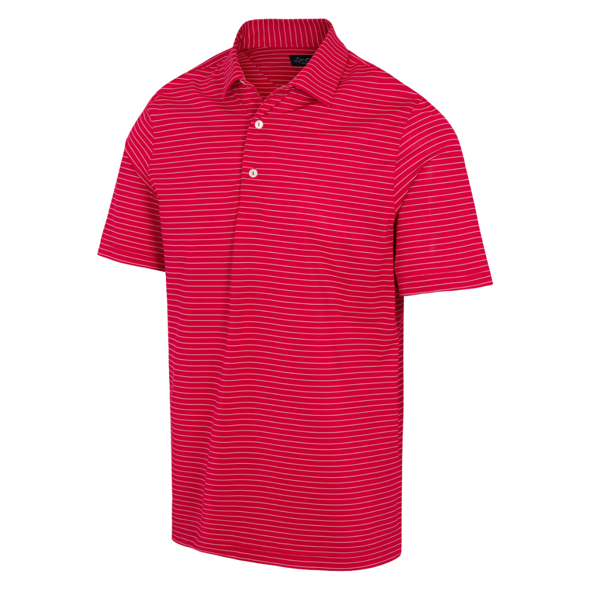Greg Norman Freedom Micro Pique Feeder Stripe Polo (US Size)