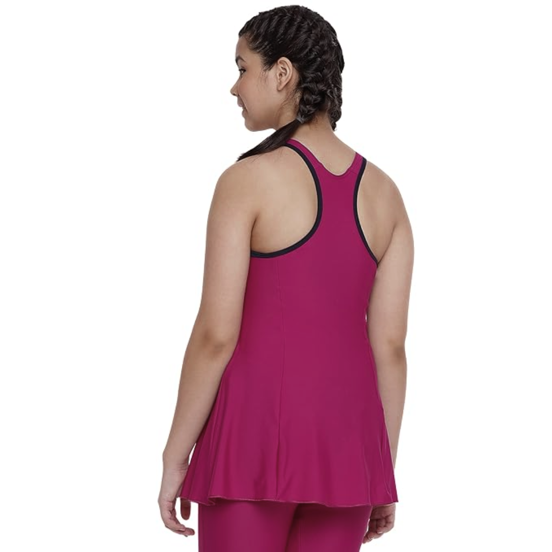Speedo Girl's Endurance 10 Racerback Swimdress With Boyleg
