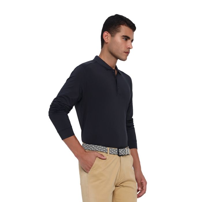 Jack Nicklaus Men’s Euro Detail Performance Long Sleeve Golf T-Shirt