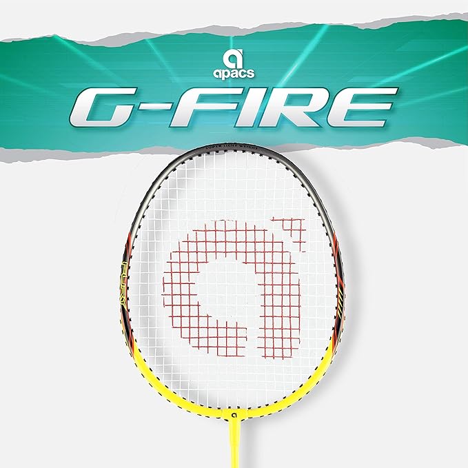 Apacs G-Fire 300 Strung Badminton Racquet -Yellow