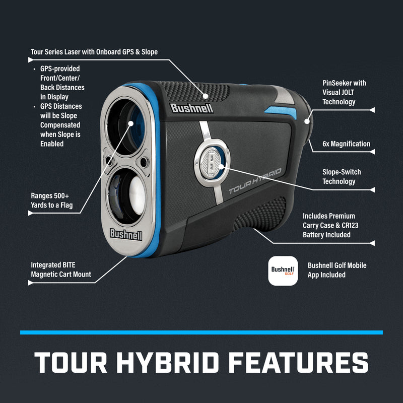 Bushnell Tour Hybrid Golf Rangefinder