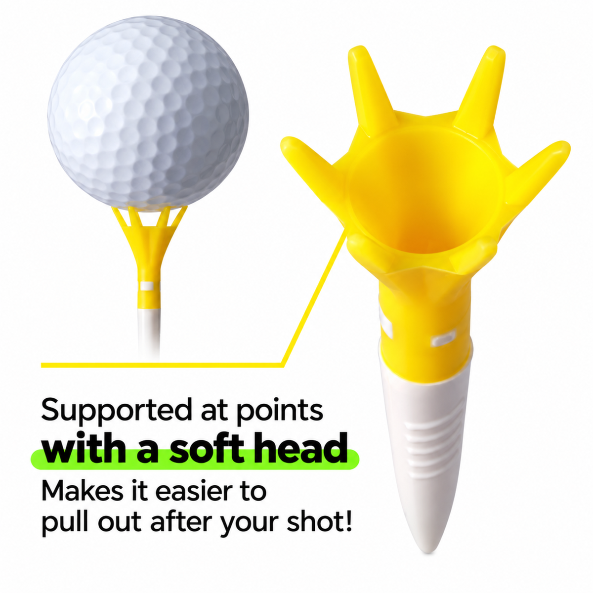 Daiya Tomahawk Golf Tees Short