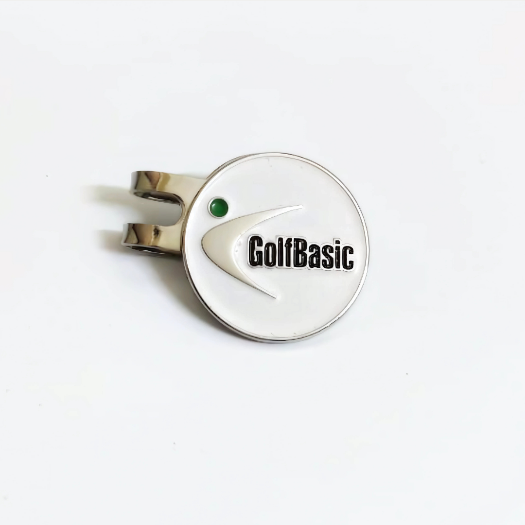 Golfbasic logo Magnetic Marker & Hat Clip