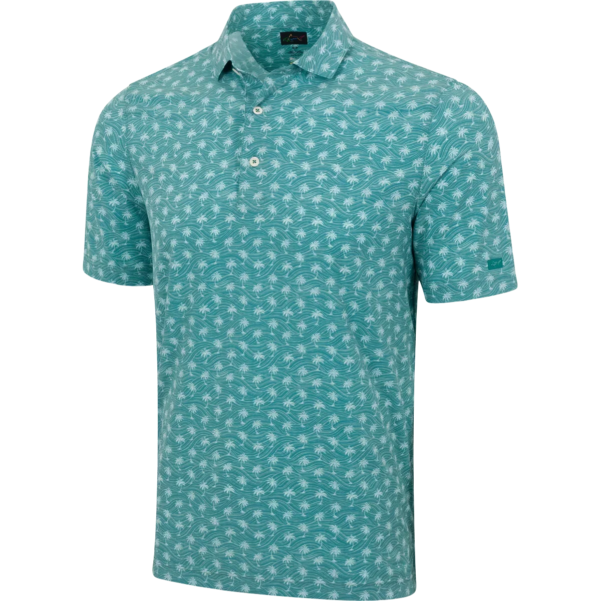 Greg Norman Men's Breezy Palm Golf Polo Tshirt (US Size)