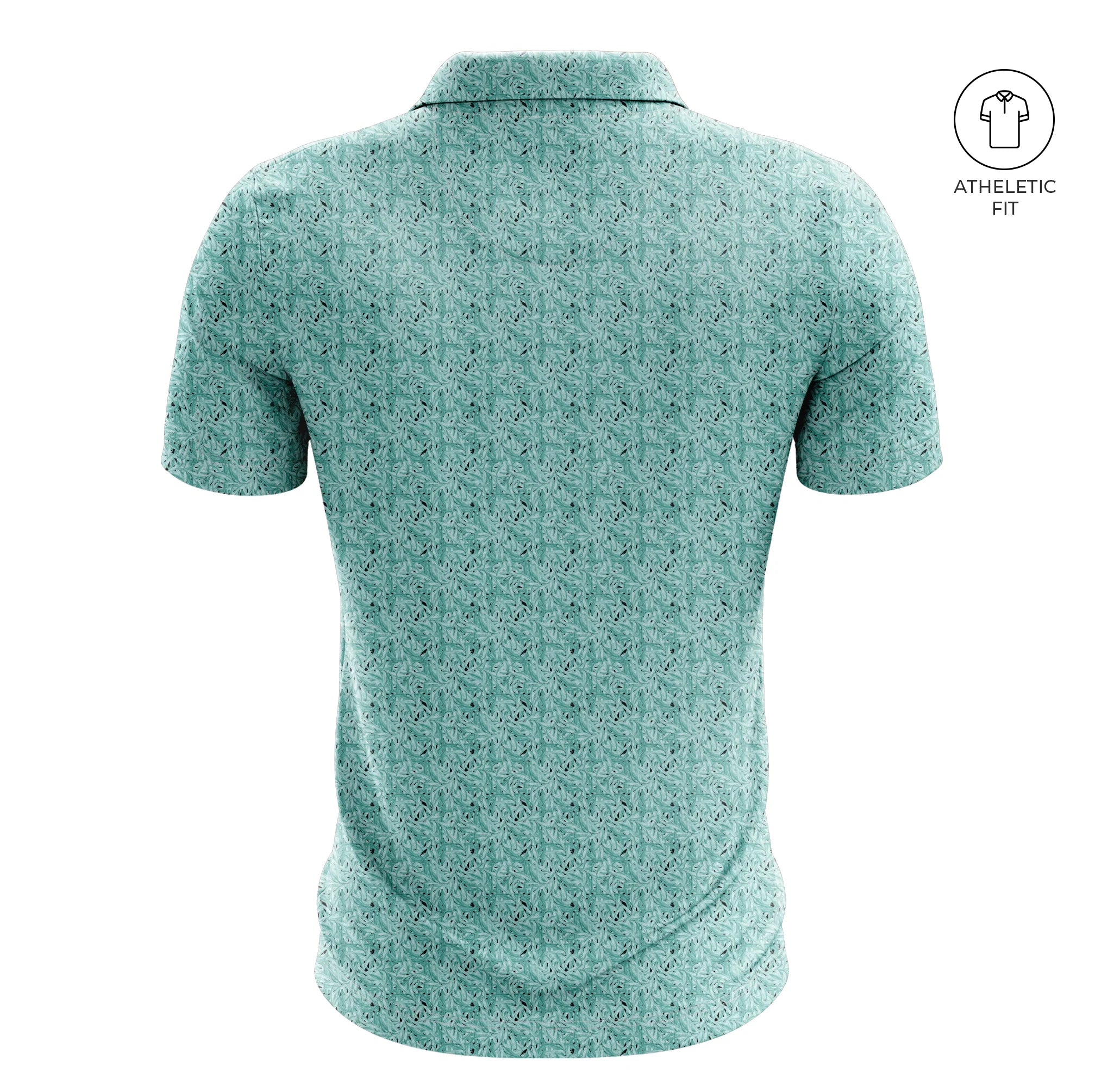 Greg Norman Men’s Mint Fairway Golf Athletic Fit Polo