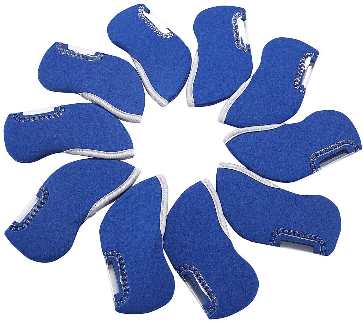 GolfBasic Neoprene Iron Face Covers (Set of 10 pcs)