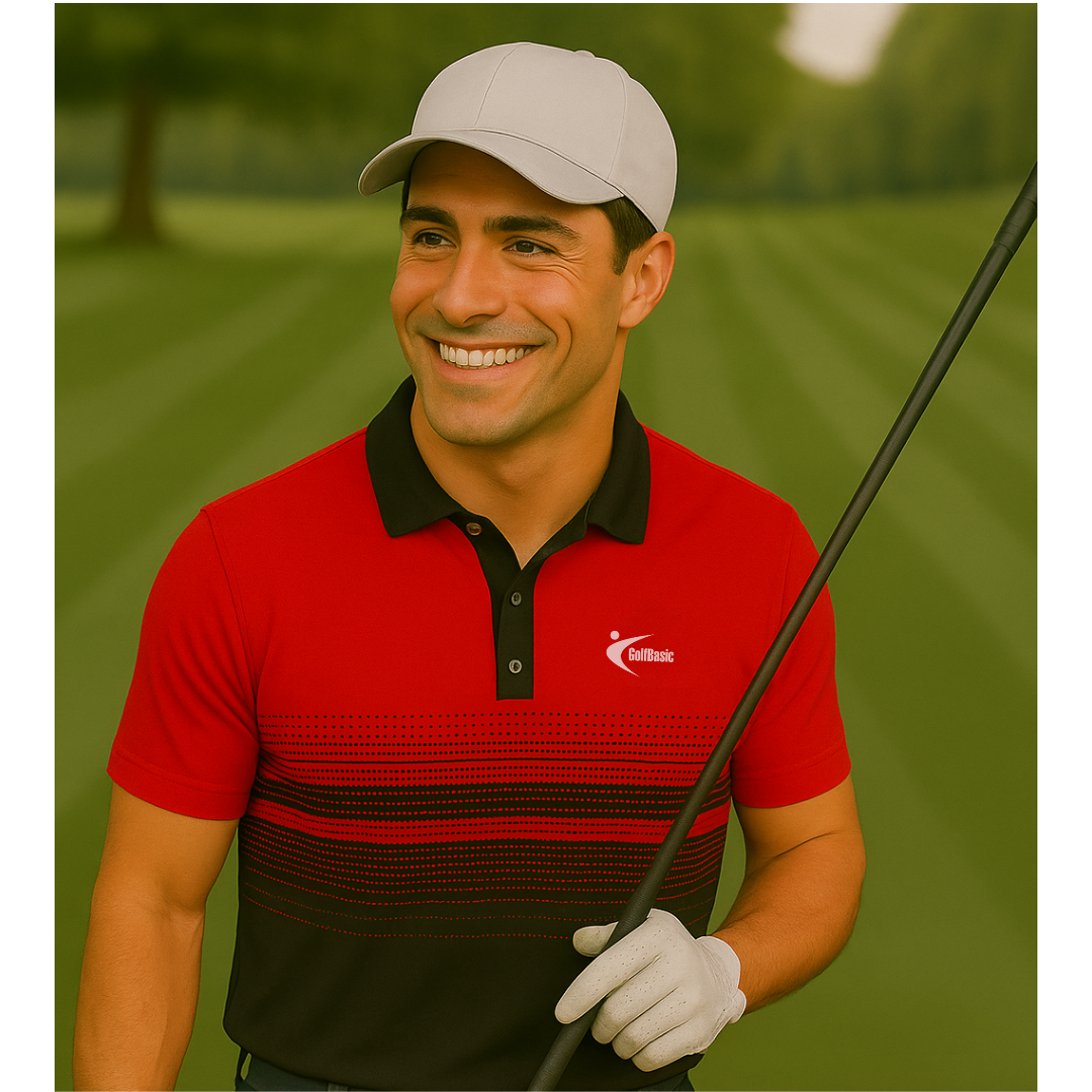 GolfBasic Fairway Horizon Men's Polo T-shirt