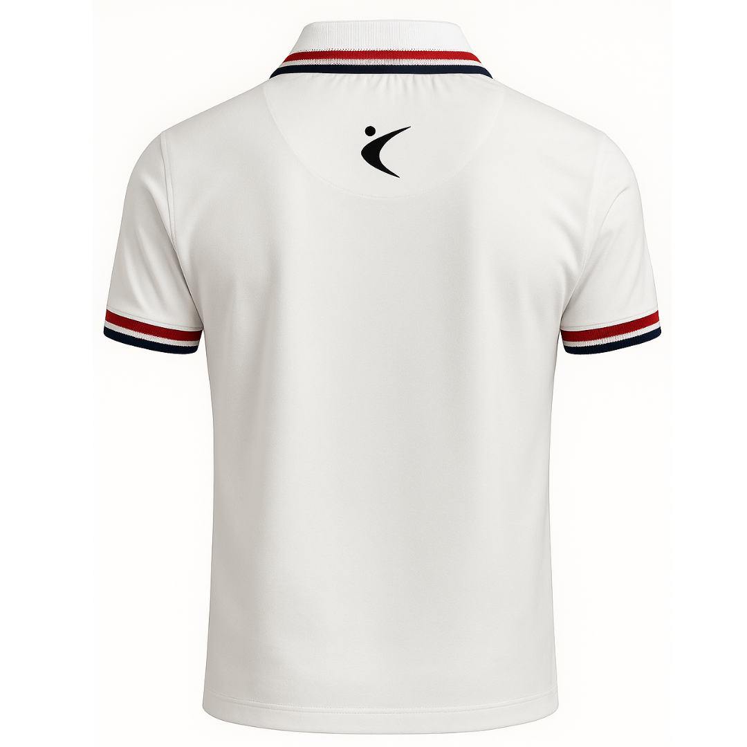 GolfBasic Striped Collar Performance Polo Golf T-Shirt (Indian Size)