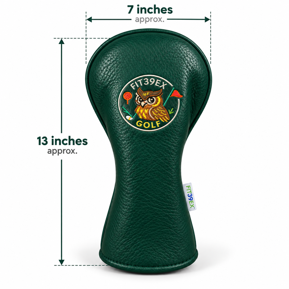 Fit39 EX Golf Leather Driver Headcover