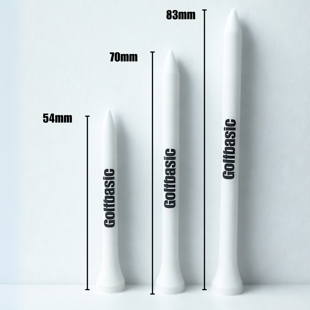 GolfBasic Performance Wooden Golf Tees