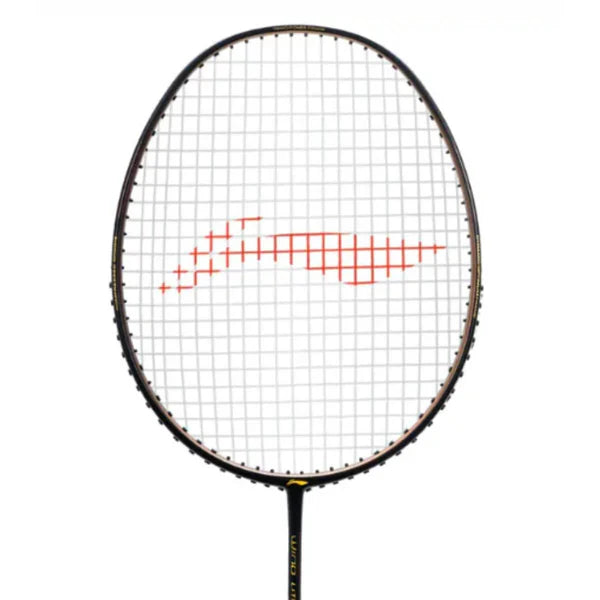 Li-Ning Wind Lite Stealth 77 grams Strung Badminton Racket - Black