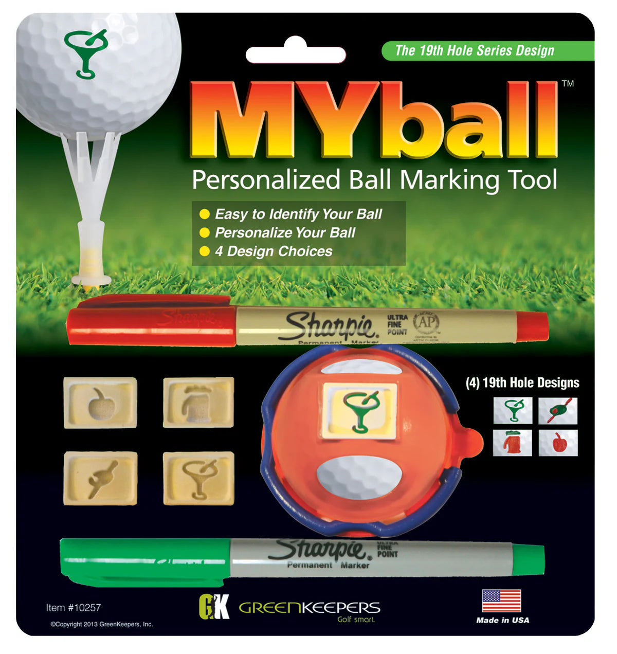 Greenkeepers Canadian Series My Ball Personalized Ball Marking Tool