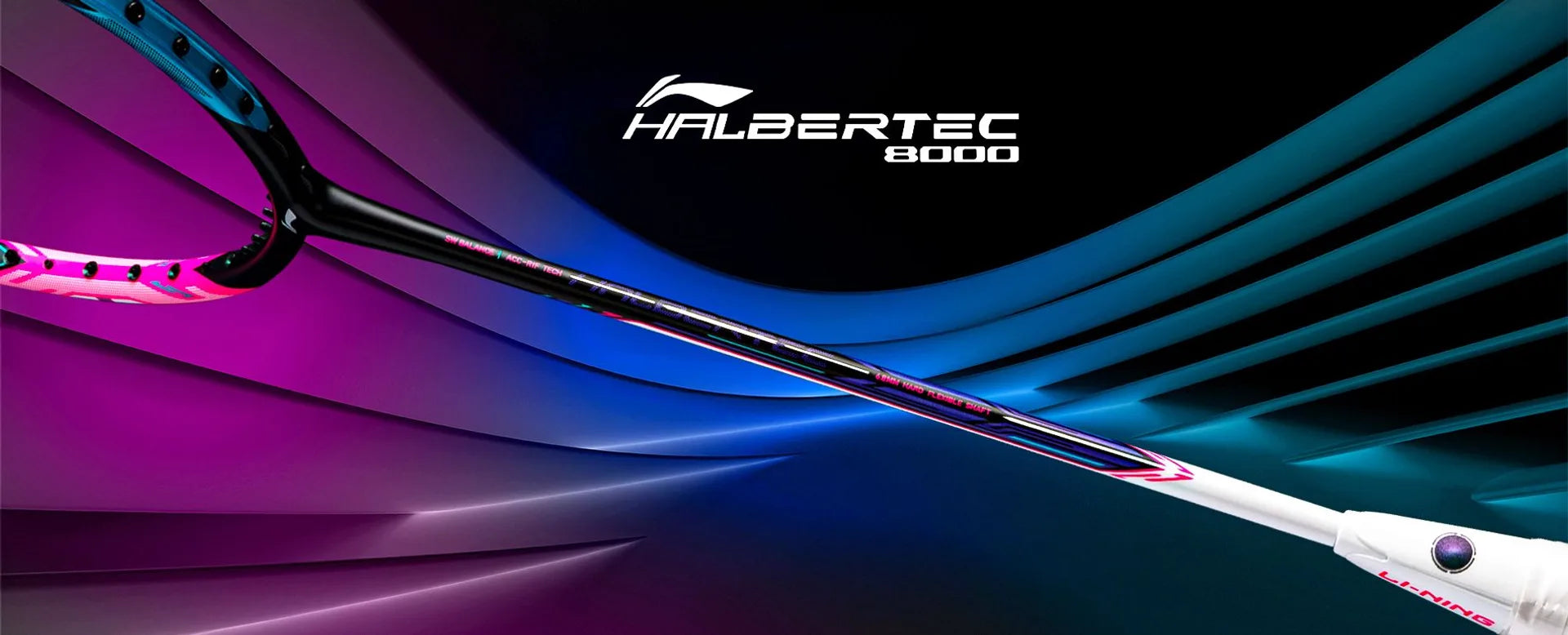 Li-Ning Halbertec 8000 - 4U unstrung badminton racket