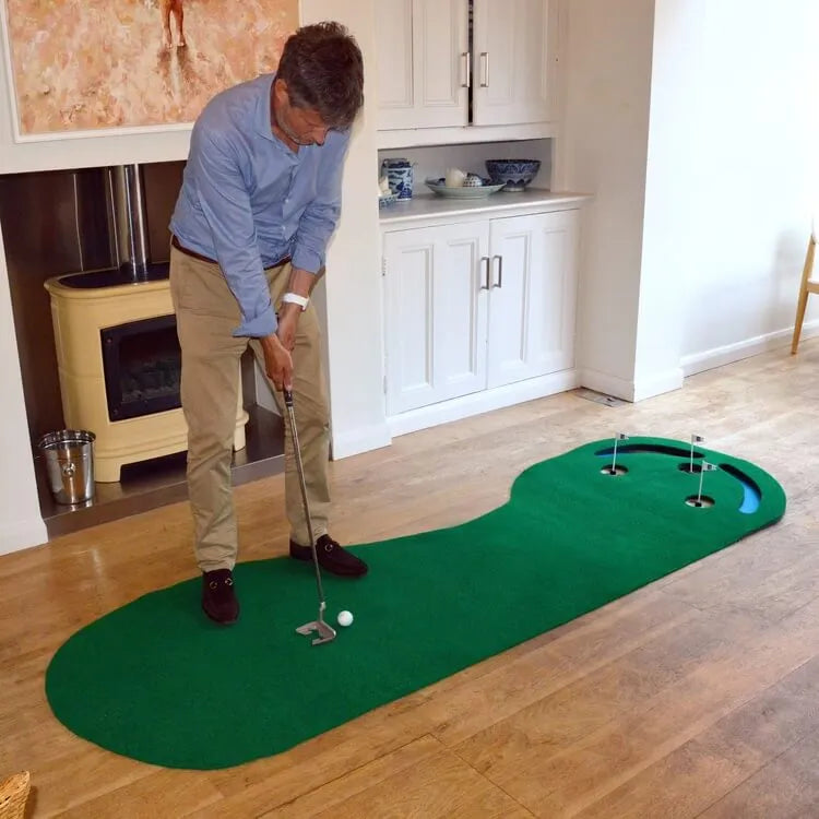 PGA TOUR Three Hole Putting Mat (3 x 9 Feet)