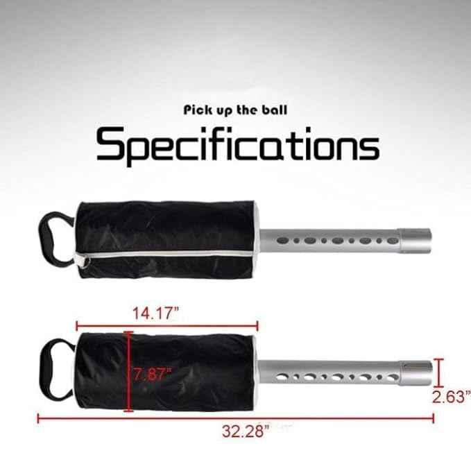 GolfBasic Shag Bag collecting practice golf balls