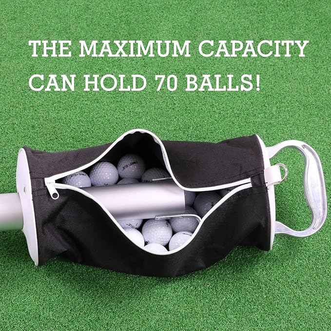 GolfBasic Shag Bag golf ball pickup equipment detail