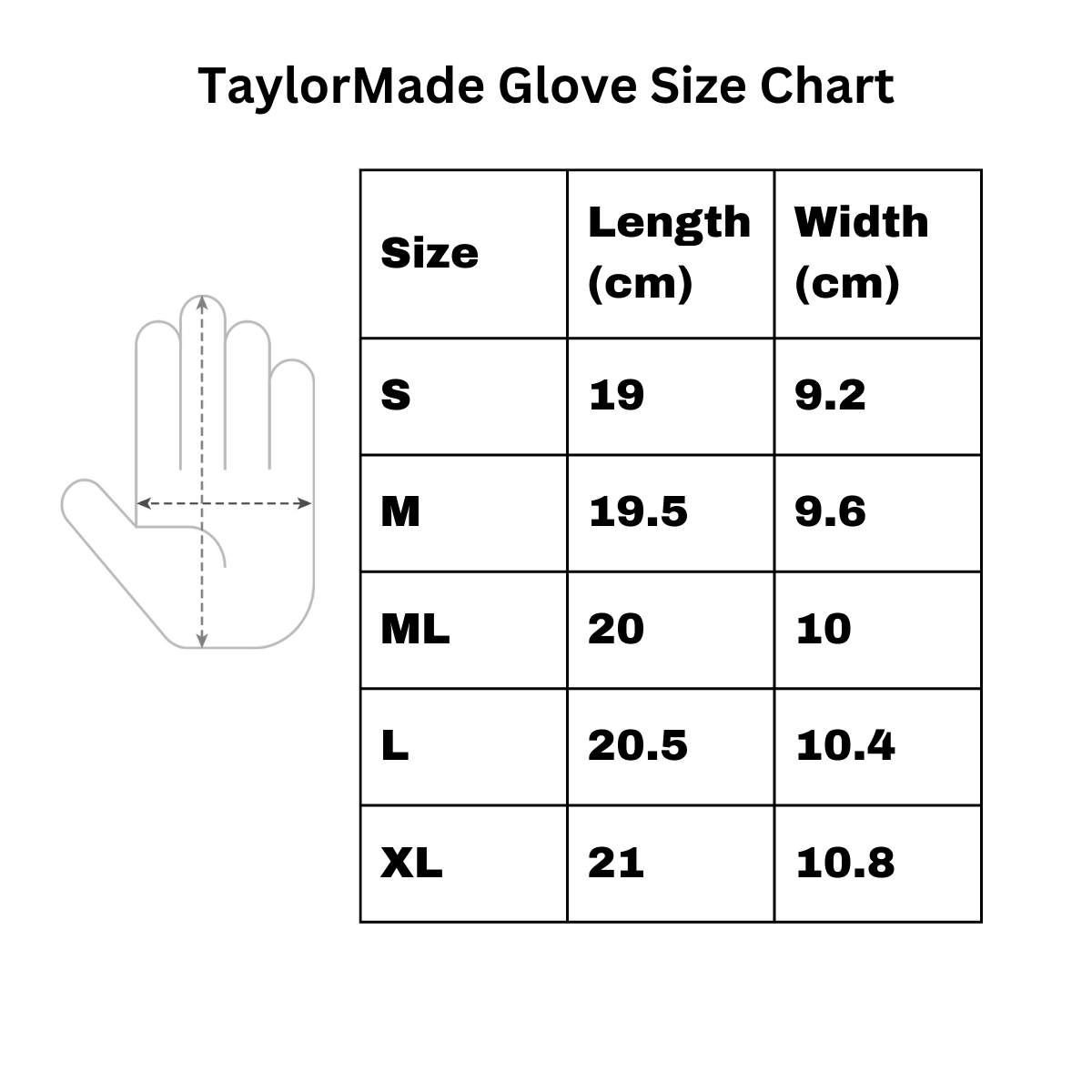 Taylormade TP Flex Tour Performance Golf Glove