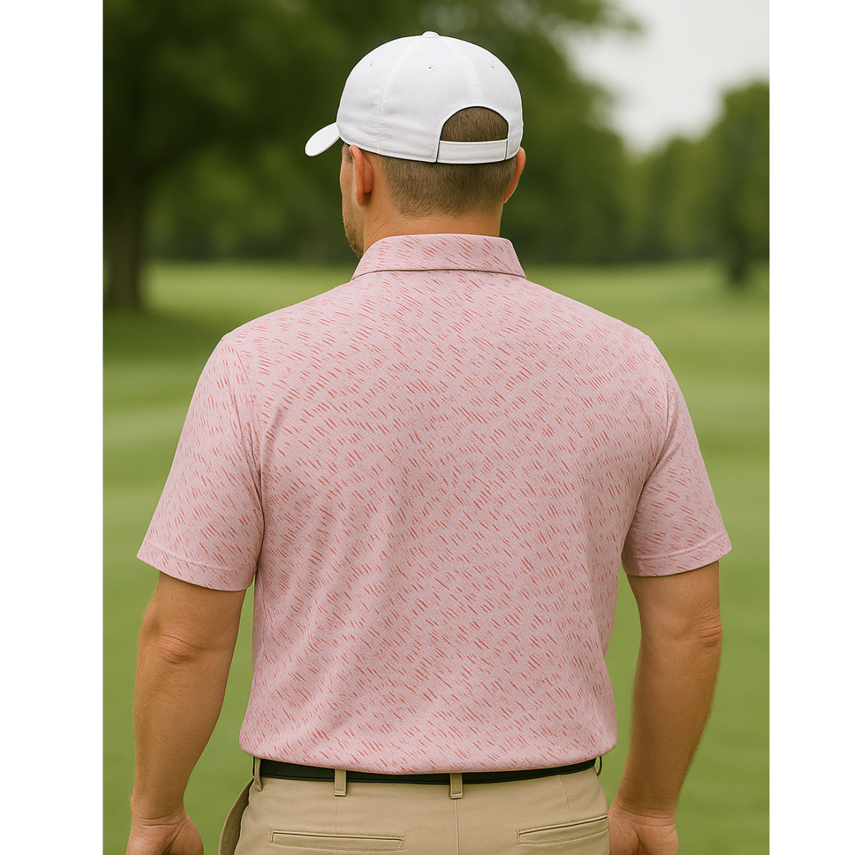 Sligo Men's Blush Breeze Polo T-shirt (Indian Size)