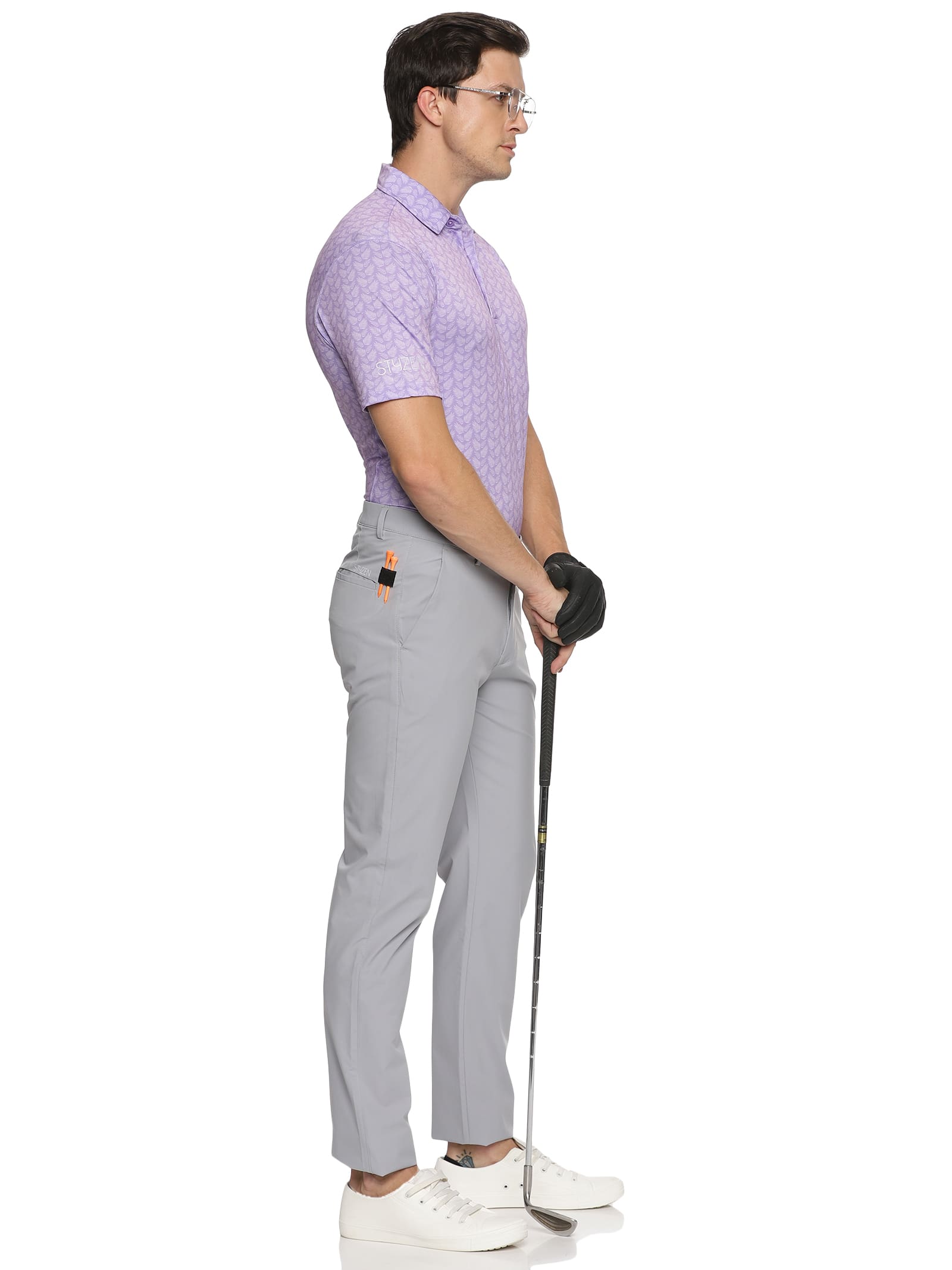 Styzen Men’s Active Golf Trousers (Flexi-Waist)