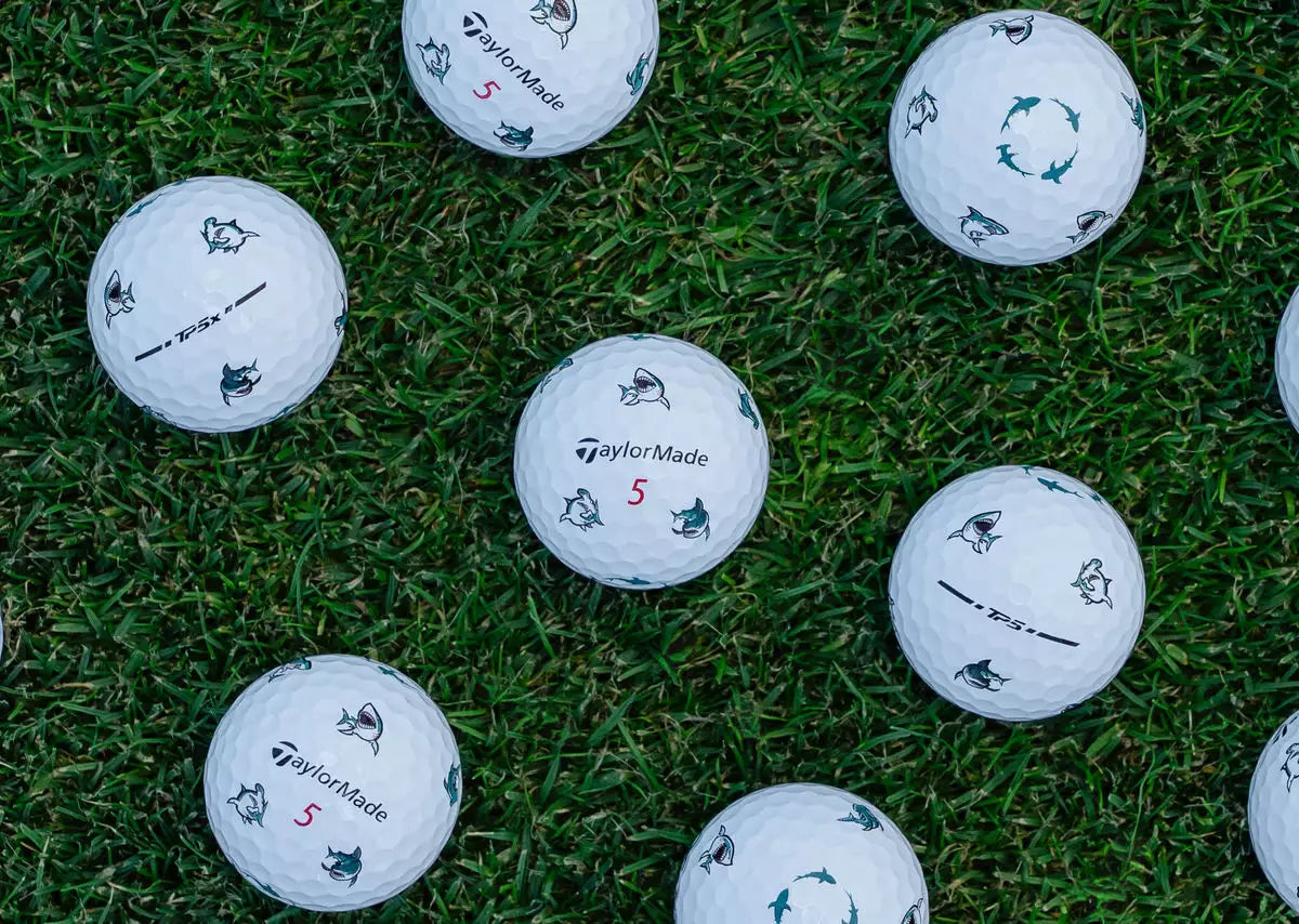 Taylormade TP5x Pix Sharks Golf Balls
