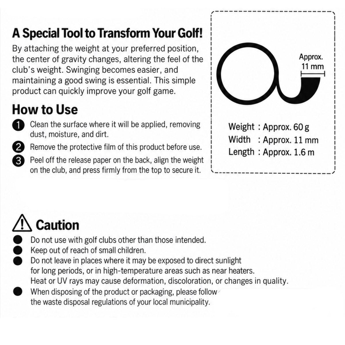 Daiya Golf Balance Plate Tape