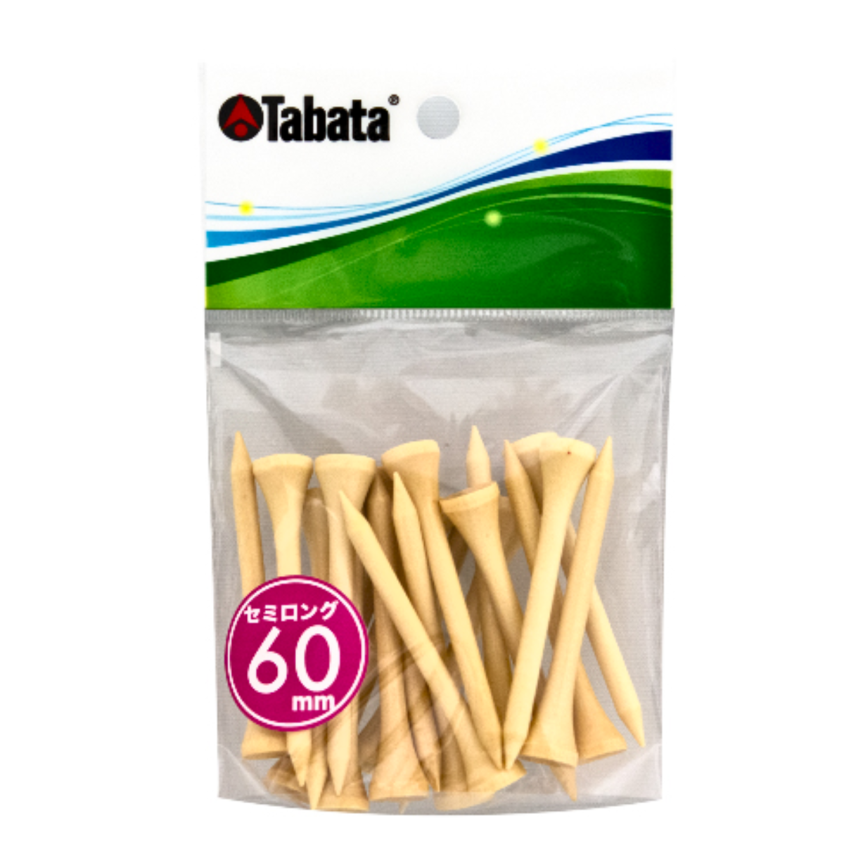 Tabata Pro Slim Wood Tee (Pack of 20 Pcs)