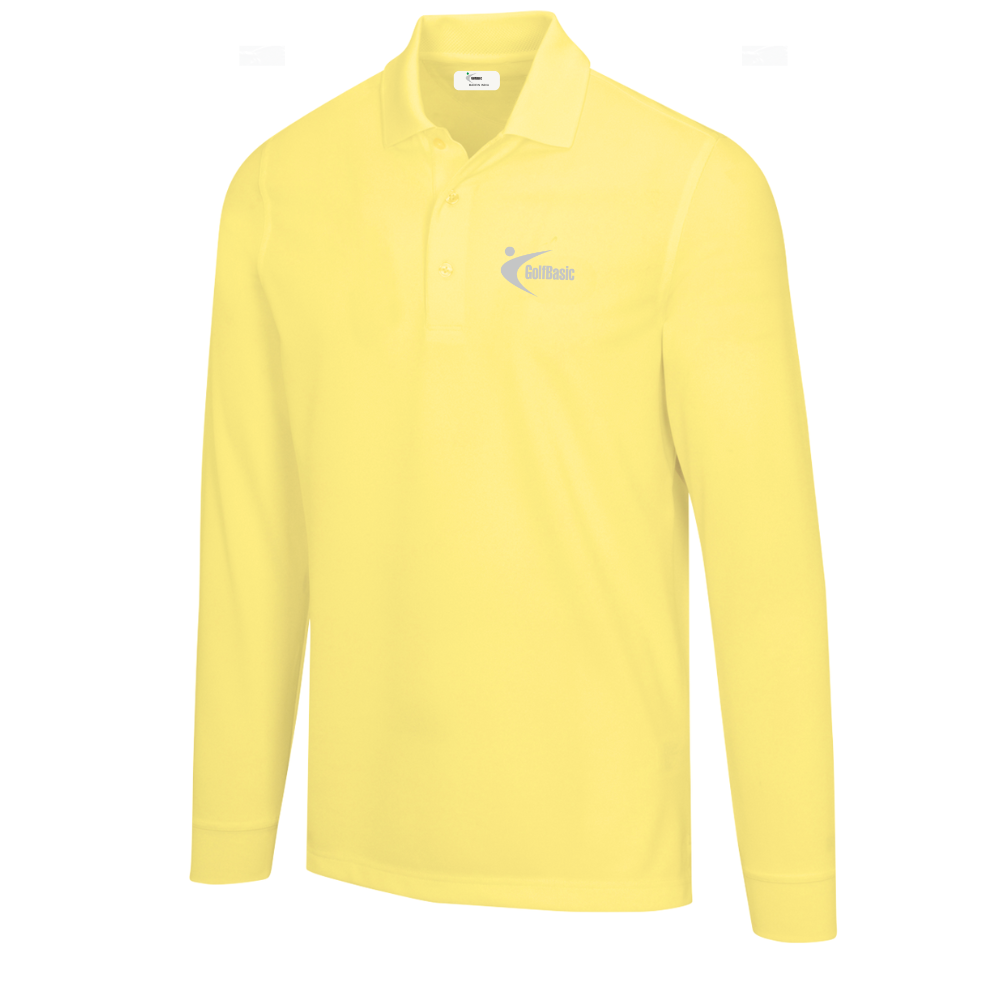 GolfBasic Men's Long Sleeves Polo T Shirt  (Indian Size)