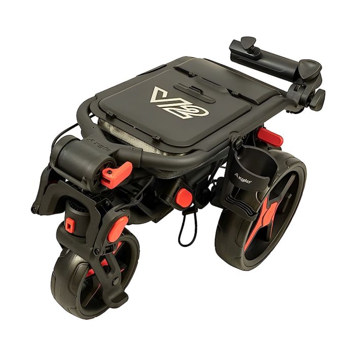 Axglo Tri-360 V2 Three Wheel Ultra Compact Golf Push Cart