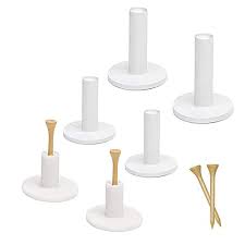 GolfBasic Rubber Driving Range Golf Tees - 1/7 Inches (Pack of 3 Pcs)