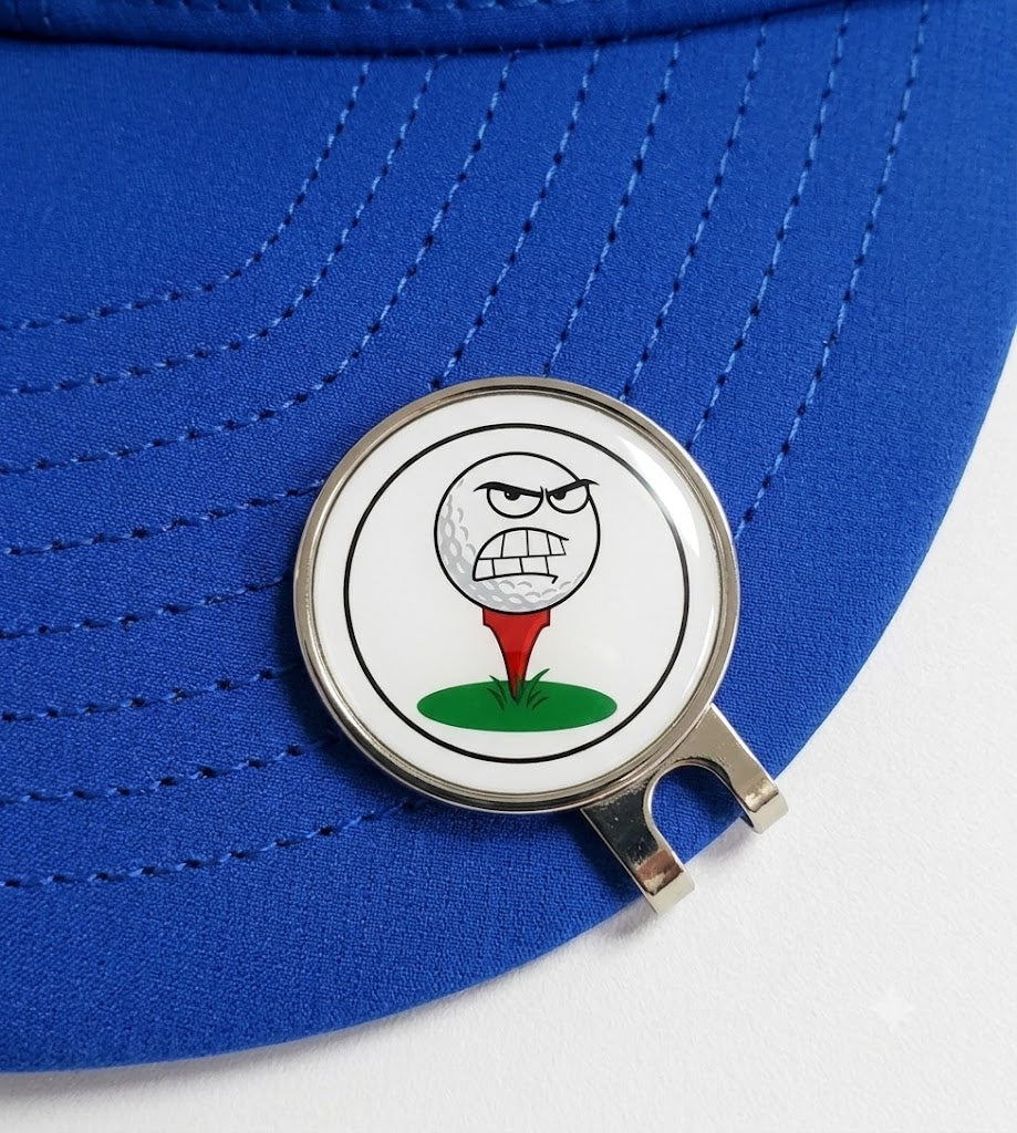 Angry Ball Magnetic Marker & Hat Clip